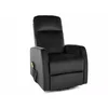 Fotoliu cu Recliner Electric Selle 152, 68x89-144x110 cm, Catifea Neagra picture - 1