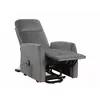Fotoliu cu Recliner Electric Selle 152, 68x89-144x110 cm, Catifea Gri picture - 3
