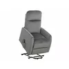 Fotoliu cu Recliner Electric Selle 152, 68x89-144x110 cm, Catifea Gri picture - 4