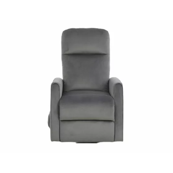 Fotoliu cu Recliner Electric Selle 152, 68x89-144x110 cm, Catifea Gri picture - 5