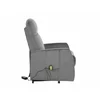 Fotoliu cu Recliner Electric Selle 152, 68x89-144x110 cm, Catifea Gri picture - 6