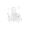Fotoliu cu Recliner Electric Selle 152, 68x89-144x110 cm, Stofa Brego Beige picture - 8