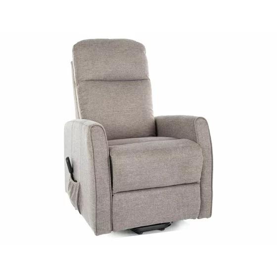 Fotoliu cu Recliner Electric Selle 152, 68x89-144x110 cm, Stofa Brego Beige picture - 1