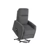 Fotoliu cu Recliner Electric Selle 152, 68x89-144x110 cm, Stofa Brego Gri picture - 5