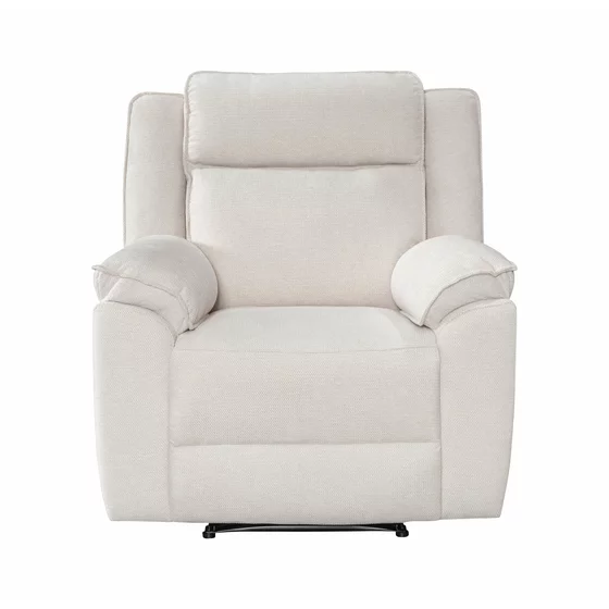 Fotoliu Cu Recliner Malvern 1R, 96x94x104 cm, Stofa - Beige picture - 2