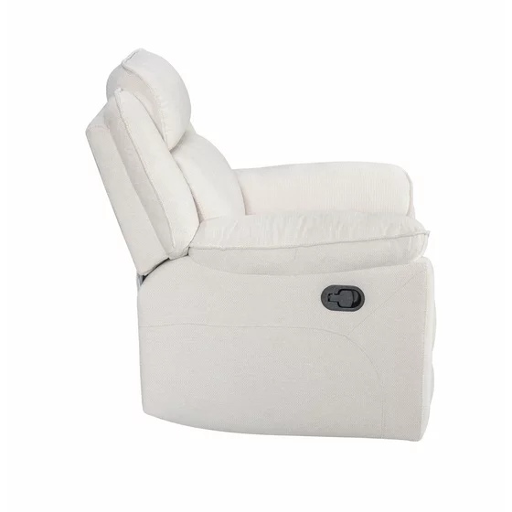 Fotoliu Cu Recliner Malvern 1R, 96x94x104 cm, Stofa - Beige picture - 4