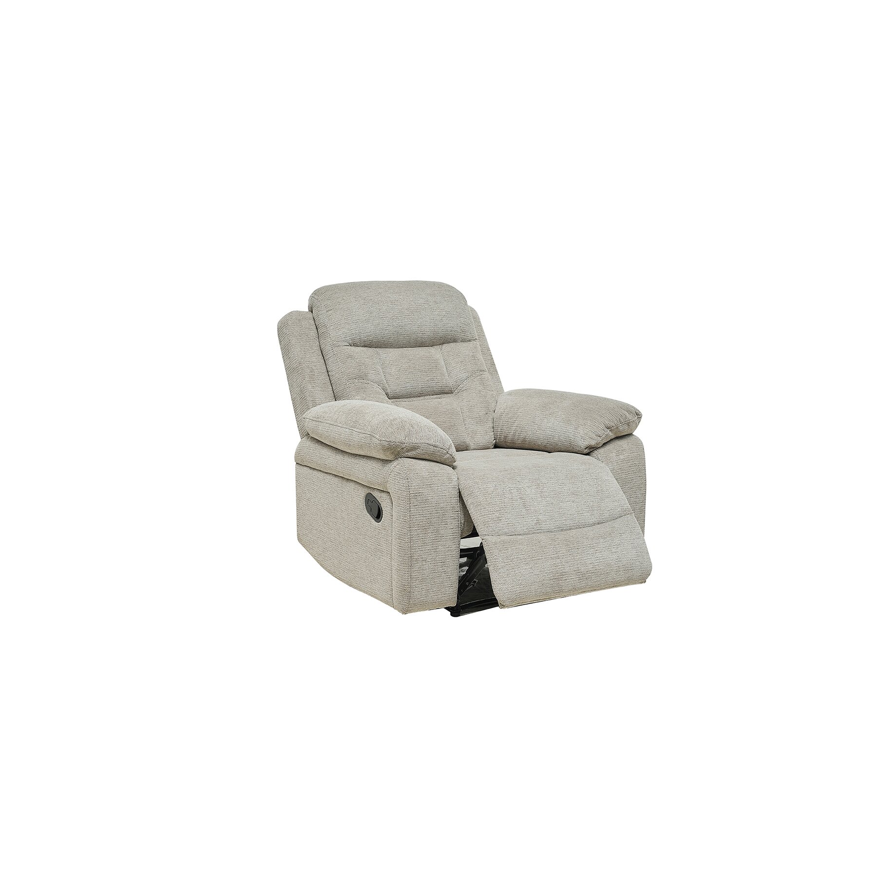 Fotoliu cu Recliner Miria, 98x97x95 cm, Stofa, Cappuccino