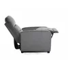 Fotoliu cu Recliner Otus, 66x92-144x100 cm, Catifea Gri picture - 2