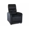 Fotoliu cu Recliner Otus, 66x92-144x100 cm, Catifea Neagra picture - 1