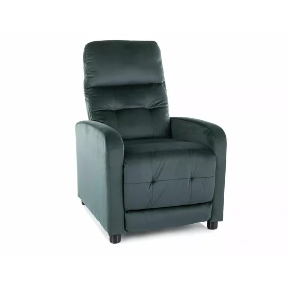 Fotoliu cu Recliner Otus, 66x92-144x100 cm, Catifea Verde picture - 1