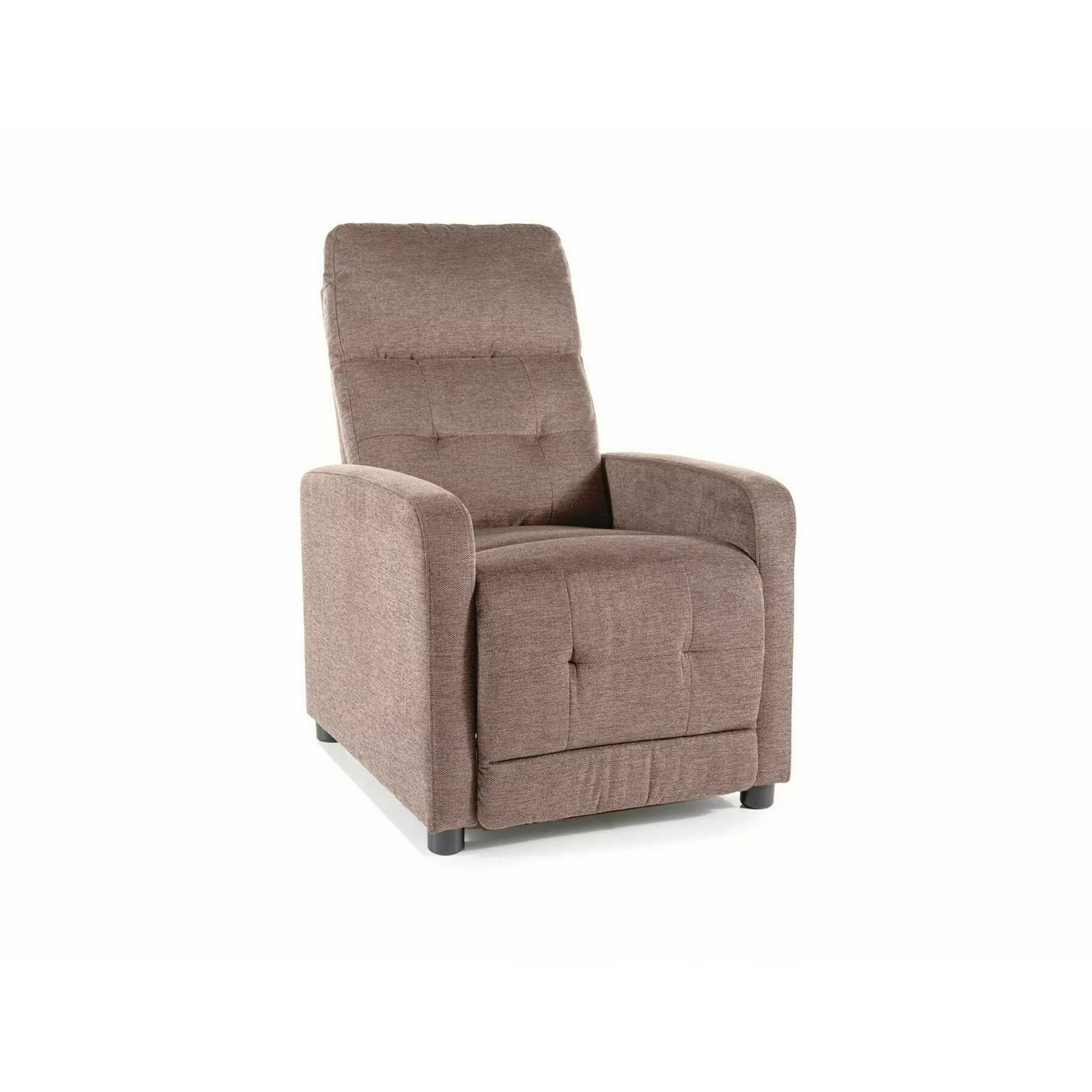 Fotoliu cu Recliner Otus, 66x92-144x100 cm, Stofa Brego Beige