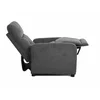 Fotoliu cu Recliner Otus, 66x92-144x100 cm, Stofa Brego Gri picture - 3