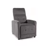 Fotoliu cu Recliner Otus, 66x92-144x100 cm, Stofa Brego Gri picture - 1