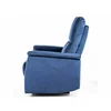 Fotoliu cu Recliner, Selle 129, 76x94-160x96 cm, Catifea, Albastru picture - 2