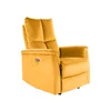 Fotoliu cu Recliner, Selle 129, 76x94-160x96 cm, Catifea, Galben Curry picture - 1