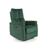 Fotoliu cu Recliner, Selle 129, 76x94-160x96 cm, Catifea, Verde picture - 1