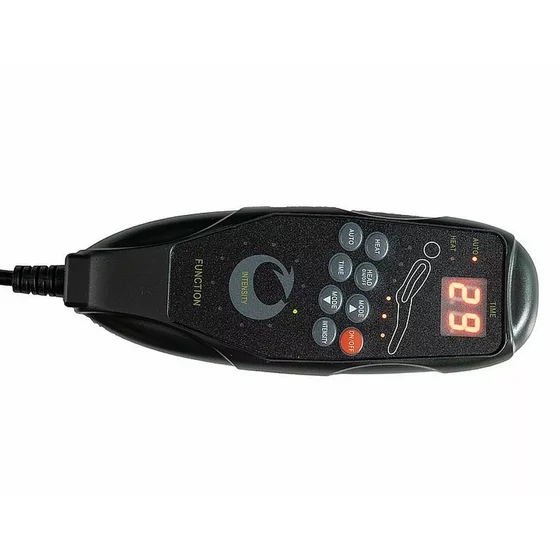 Fotoliu cu Recliner Si Masaj, Selle 129M, 76x94-160x96 cm, Catifea, Albastru picture - 5