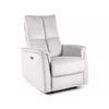 Fotoliu cu Recliner Si Masaj, Selle 129M, 76x94-160x96 cm, Catifea, Gri Deschis picture - 1