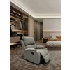 Fotoliu cu Recliner Vegas, 78x94x100 cm, Stofa, Beige picture - 1