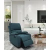 Fotoliu cu Recliner Vegas, 78x94x100 cm, Stofa, Verde picture - 1
