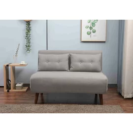 Fotoliu Dublu Extensibil Rondera, 117x84x81 cm, Stofa Brego 07, Gri