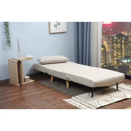 Fotoliu Extensibil Rondera, 76.5x84x81 cm, Stofa Brego 22, Beige