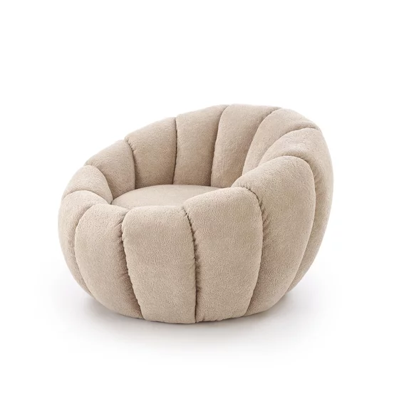 Fotoliu Heja 100, 90x95x60 h cm, Stofa, Beige picture - 2