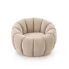 Fotoliu Heja 100, 90x95x60 h cm, Stofa, Beige picture - 3