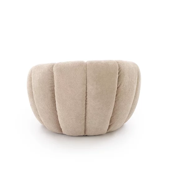 Fotoliu Heja 100, 90x95x60 h cm, Stofa, Beige picture - 5