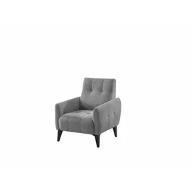 Fotoliu Hermes, 72x82x90 cm, Stofa, Gri