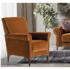 Fotoliu Monza, 81x83x97 h cm, Catifea, Maro