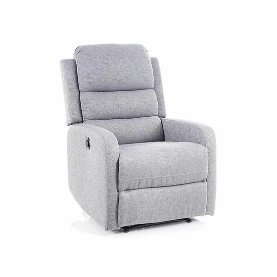 Fotoliu Pegaz cu Recliner, 64x88-160x102 h cm, Stofa, Gri picture - 1