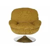 Fotoliu Rotativ Selle 141,  77x87x93 cm, Stofa, Galben Curry picture - 3