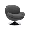 Fotoliu Rotativ Selle 141,  77x87x93 cm, Stofa, Gri Inchis picture - 1