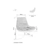 Fotoliu Rotativ Selle 144,  79x87x92 cm, Stofa/Piele Ecologica, Gri Inchis picture - 4