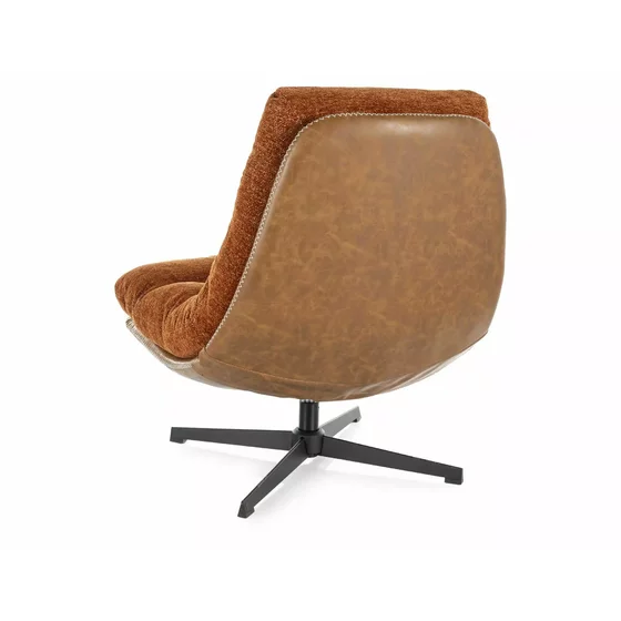 Fotoliu Rotativ Selle 144,  79x87x92 cm, Stofa/Piele Ecologica, Scortisoara picture - 3