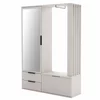 Garderoba Faro, 140x42.5x200 H cm, Pal Melaminat, Beige picture - 2