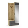 Garderoba Herne 102, 100x45x203 H cm, Pal Melaminat, Stejar Auriu/Antracit picture - 1