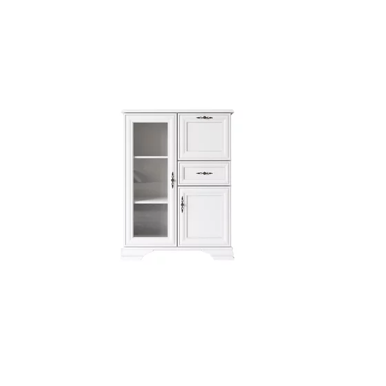 Idento Comoda Semi-Inalta Tip Bar, REG1W1D1S1B, 94x44x125 cm, Alb Alpin picture - 1