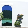 Jardinieră de grădină Nancy, 56x85x130 cm, Metal - Negru/Verde picture - 2