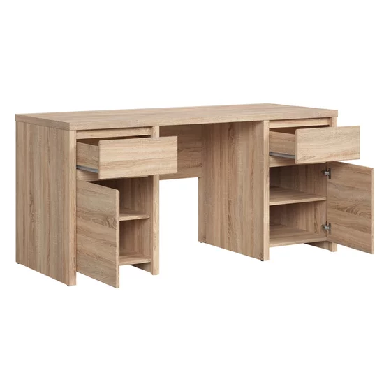 Birou Kaspian BIU2D2S/160, 160x65x77 h cm, Pal Melaminat picture - 4
