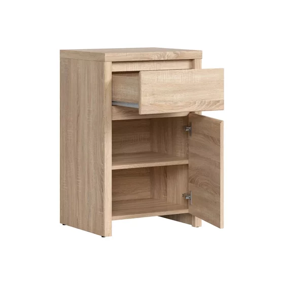 Comoda Kaspian Cu Usa si Sertar,  KOM1D1SP, 49x40.5x77 h cm, Pal Melaminat picture - 3