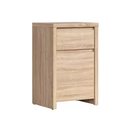 Comoda Kaspian Cu Usa si Sertar,  KOM1D1SP, 49x40.5x77 h cm, Pal Melaminat