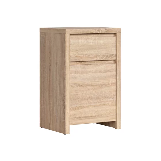 Comoda Kaspian Cu Usa si Sertar,  KOM1D1SP, 49x40.5x77 h cm, Pal Melaminat picture - 1