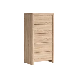 Comoda Kaspian cu 5 Sertare, KOM5S,  56x40.5x112.5 cm, Pal Melaminat