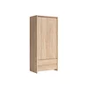 Dulap Kaspian SZF2D2S, 90x55.5x200.5 h cm, Pal Melaminat picture - 1