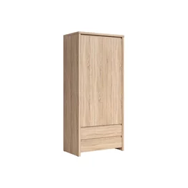 Dulap Kaspian SZF2D2S, 90x55.5x200.5 h cm, Pal Melaminat