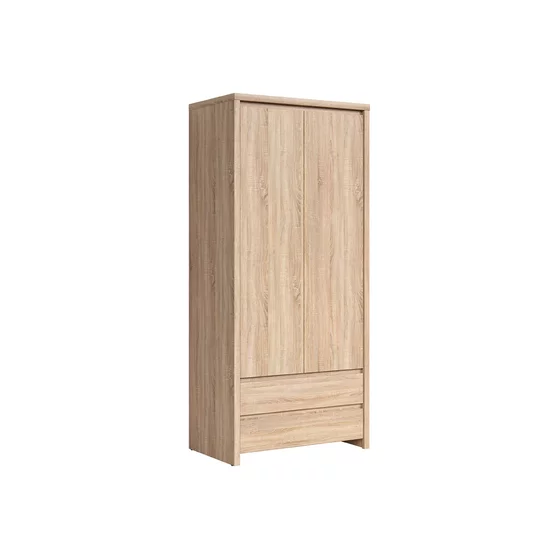 Dulap Kaspian SZF2D2S, 90x55.5x200.5 h cm, Pal Melaminat picture - 1