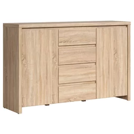 Kaspian Comoda KOM2D4S, 143.5x40.5x92 h cm, Pal Melaminat