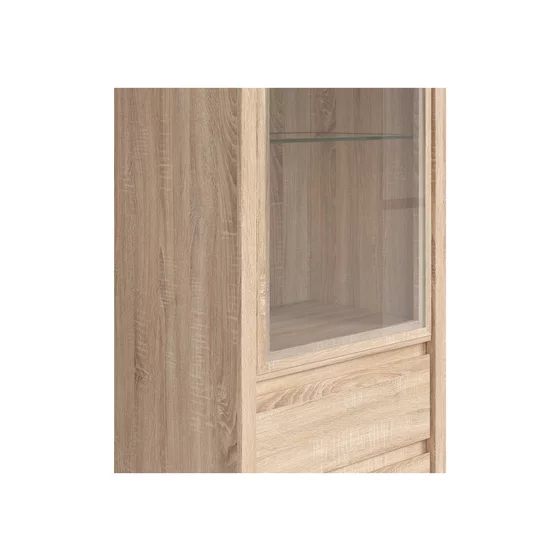 Vitrina Kaspian REG1W2S, 56x40.5x200.5 h cm, Pal Melaminat picture - 4